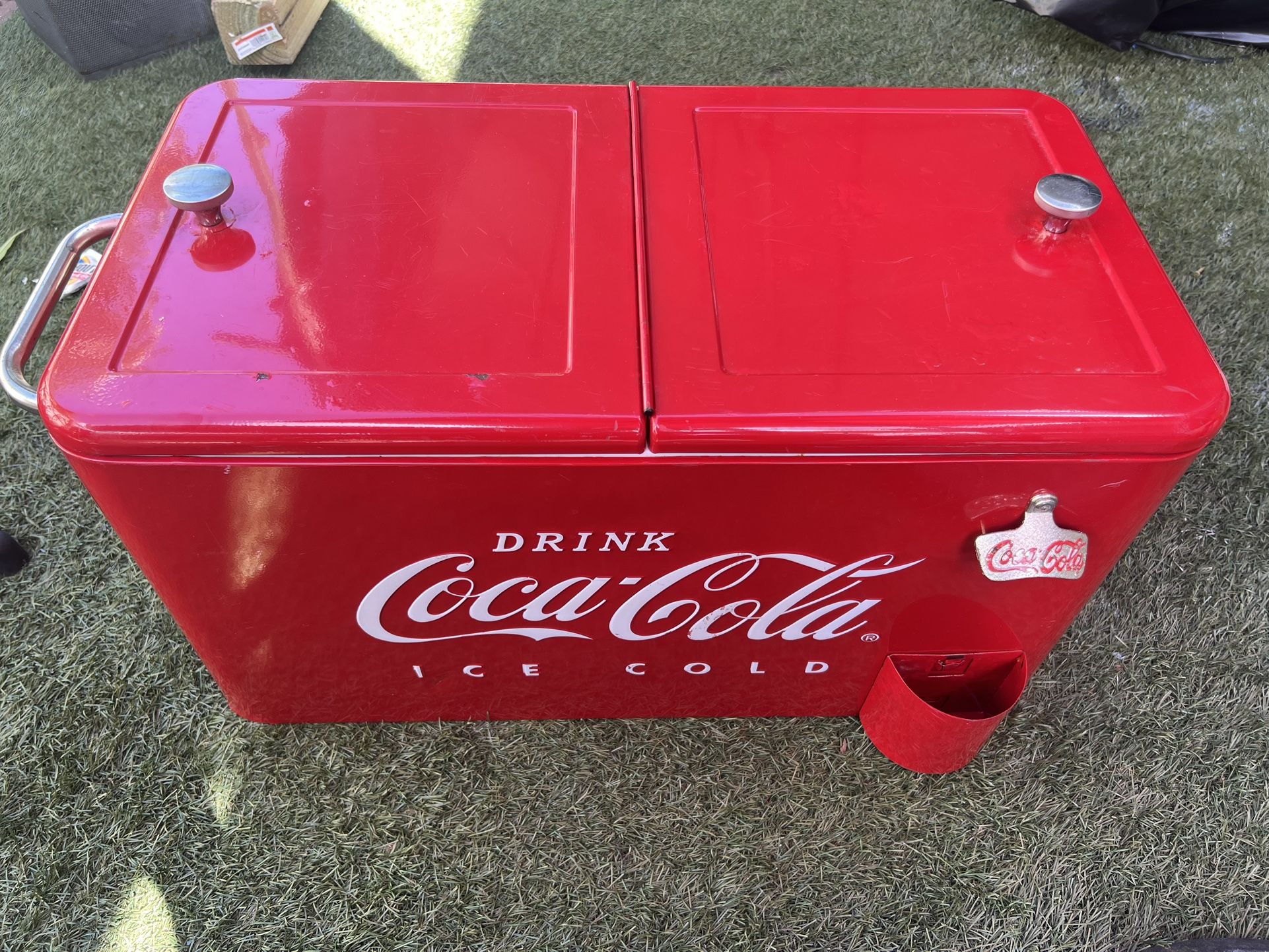 Retro Coca Cola Ice Box Cooler