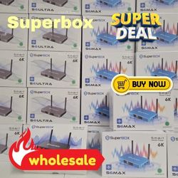 SUPERBOX SUPER BOX SMART TV BOX S6PRO S6 MAX  1 YEAR WARRANTY  WHOLESALE AVAILABILITY 