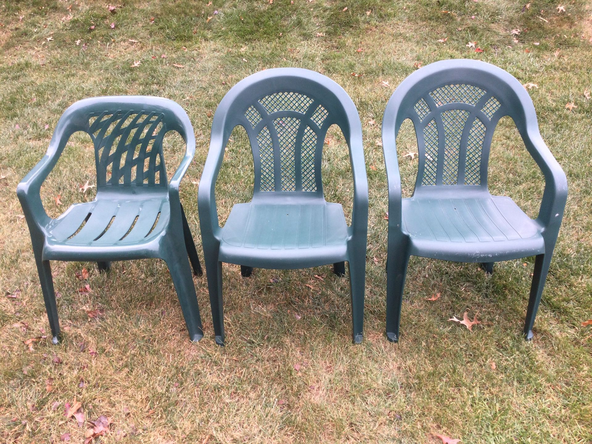3 Patio Chairs