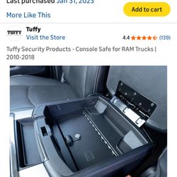 Tuffy Console Safe For Ram