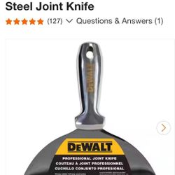 HUGE SALE DeWalt 8" Professional Stainless Steel Joint Knife, New, Financing Available 