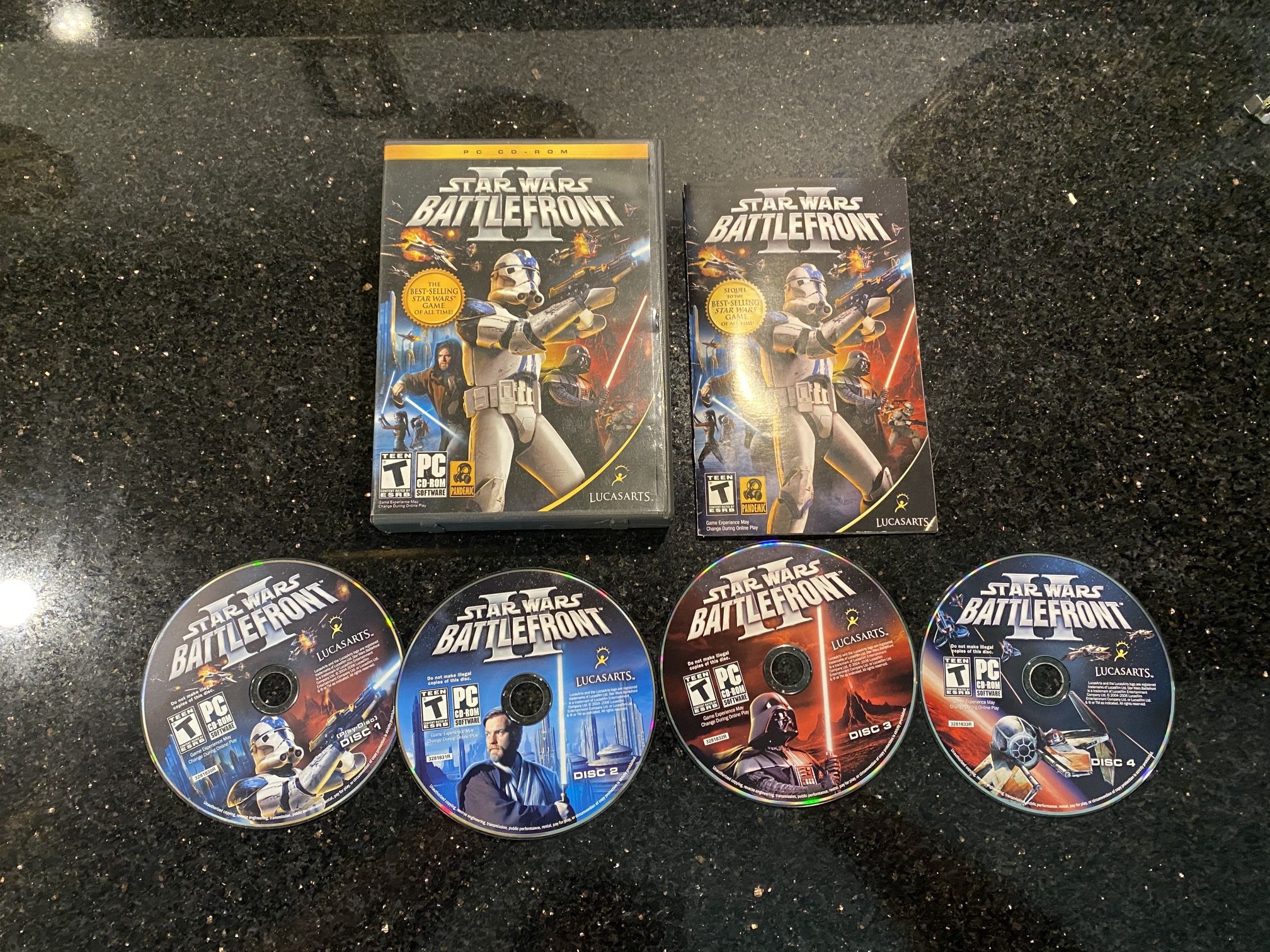 Star Wars: Battlefront II 4-CD-ROM PC GAME with Product Key
