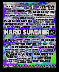 2 GA Hard Summer tickets