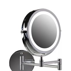 Ovente Wall Mount LED Lighted Makeup Mirror