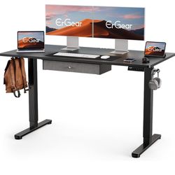 Visit the Store, ErGear ErGear Visit the Store 4.7  526 ErGear Electric Standing Desk with Drawer, Adjustable Height Sit Stand Up Desk, Home Office De