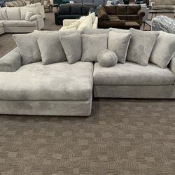 Deep Oversized Grey Sectional