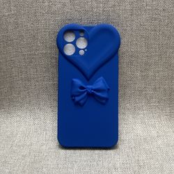 iPhone 12 Pro Max - Love Heart Camera Frame & 3D Fashion Bow