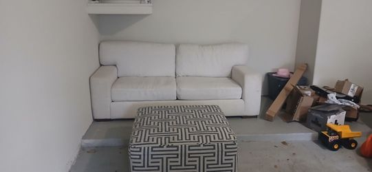 Sofa with oversized ottoman-Clean-pet Free -Must go ASAP! Open to offers