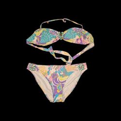 Colorful Bikini Swimsuit Set 