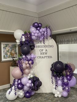Balloons And Backdrop 
