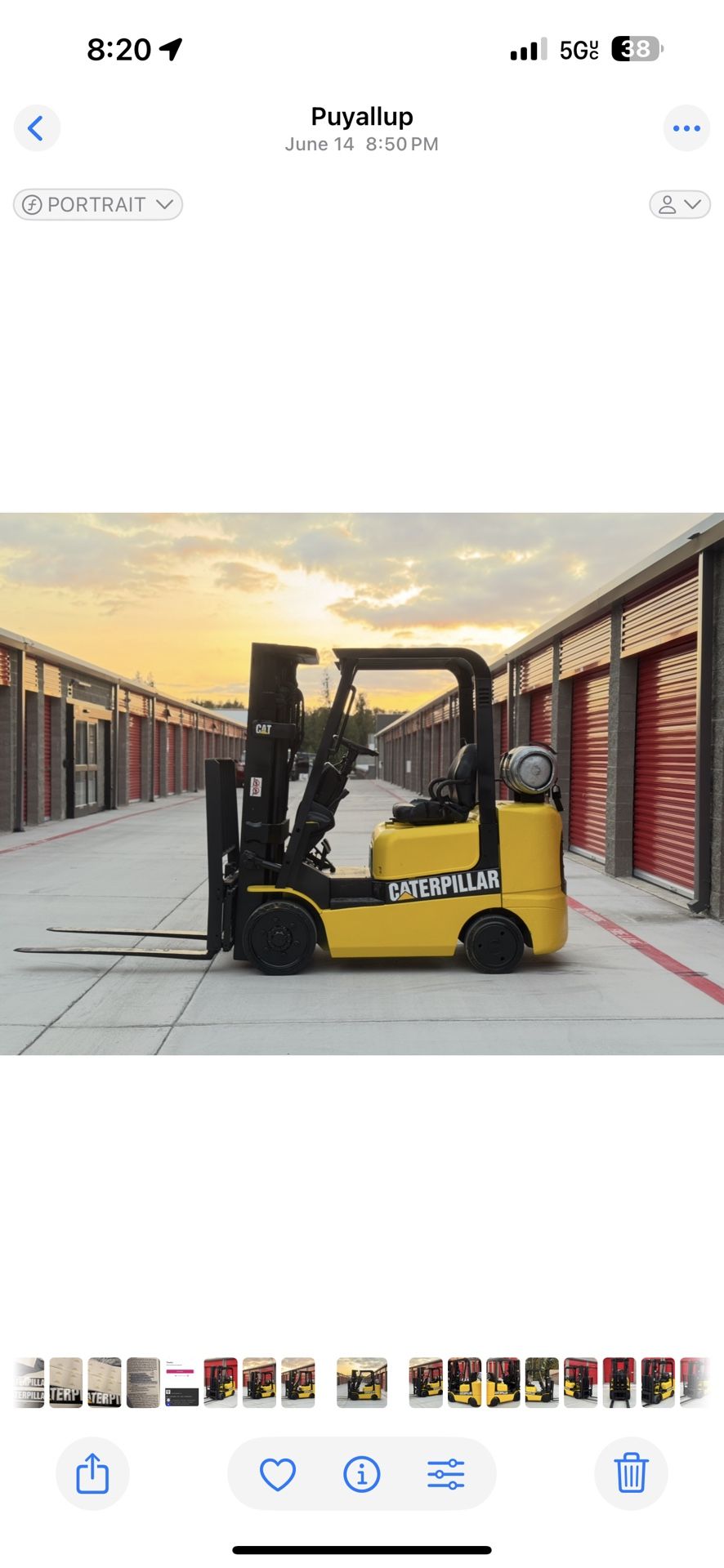 Forklift Caterpillar