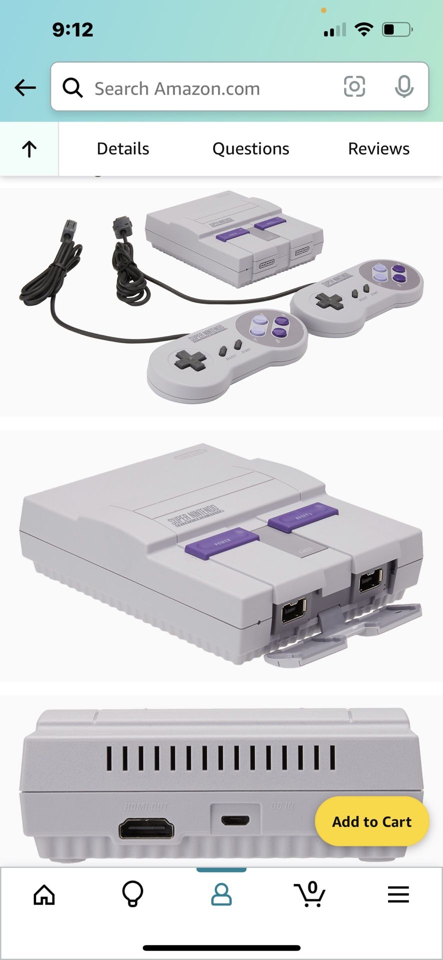 Super Nintendo SNES Classic Mini + Wireless Remotes