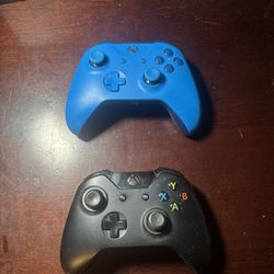 🎮 Xbox One Controllers Bundle – Blue + Black – Tested & Working