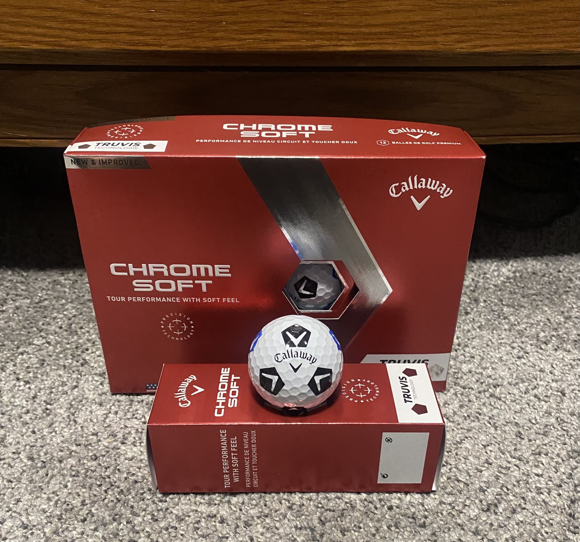Rare Callaway Truvis Sleeve (3 Balls)