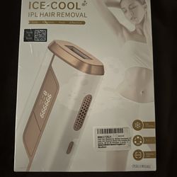 Ice+Cool IPL Hair Removal Device for Permanent Hair Reduction