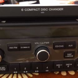 2006-2008 Honda Car Radio Model #39100-S9V-A600