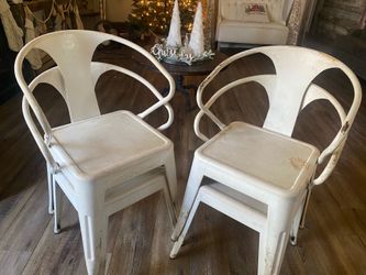 Metal chairs