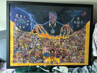Vince McMahon framed print