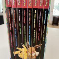 Pokemon Classic Adventure Collection: 8 Chapter Books Box Set In Near New Condition