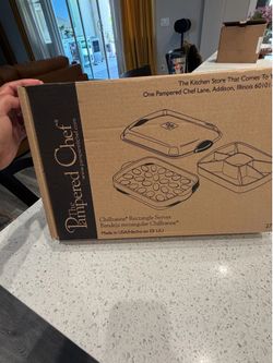 Pampered Chef chillzanne rectangular server