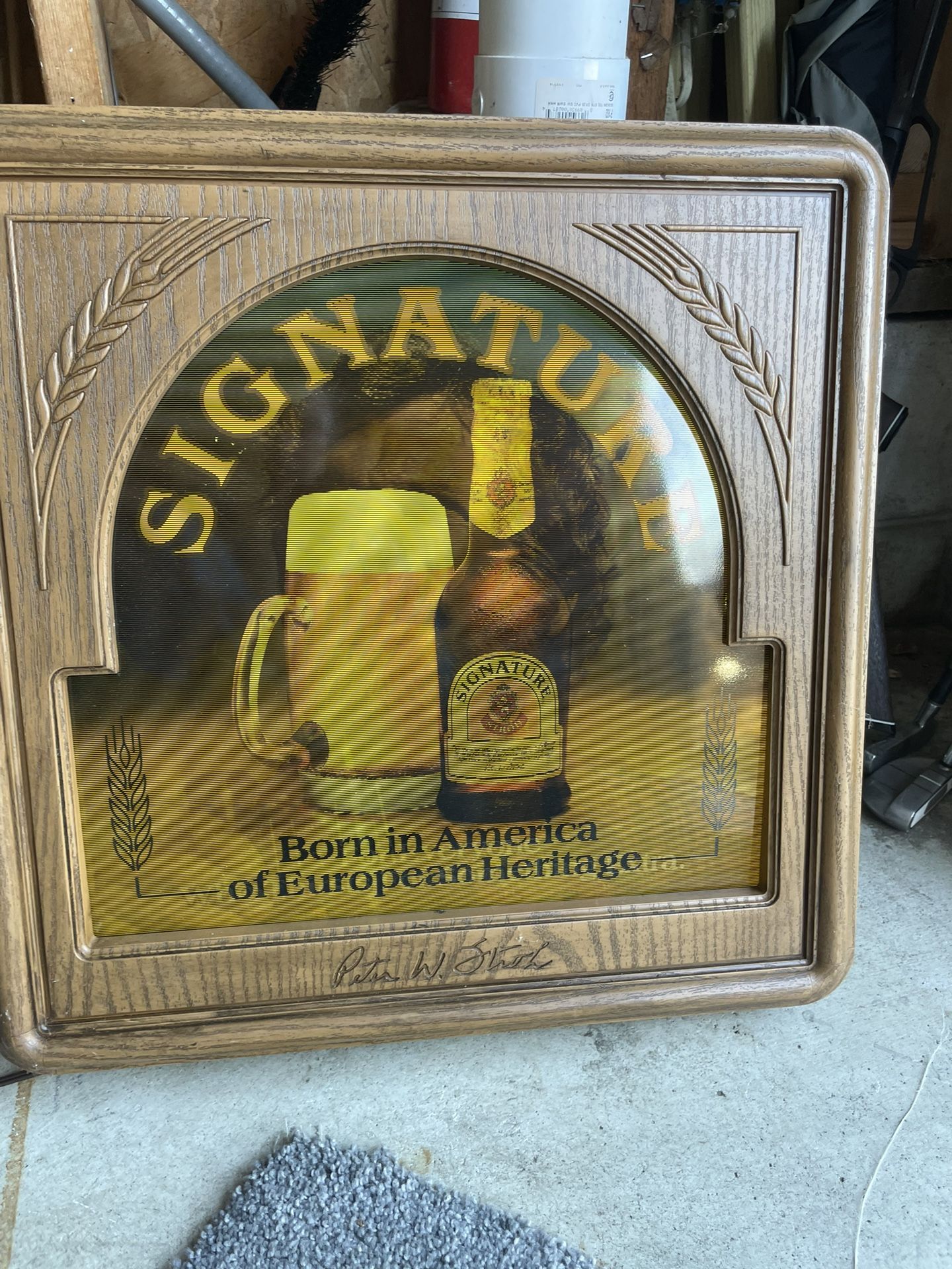 Signature Beer light Up Sign