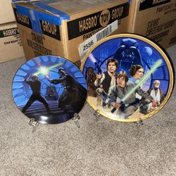 Star Wars Decorative Anniversary Plates 