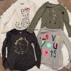 Girls Long Sleeve Tops Size 6