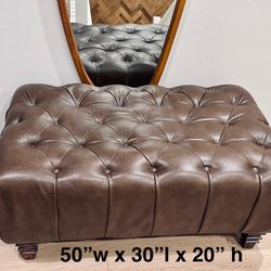 MOVE SALE! OTTOMAN TUFTED - LIKE NEW