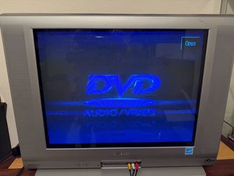 27in Sharp CRT Flat Color Screen TV Xflex