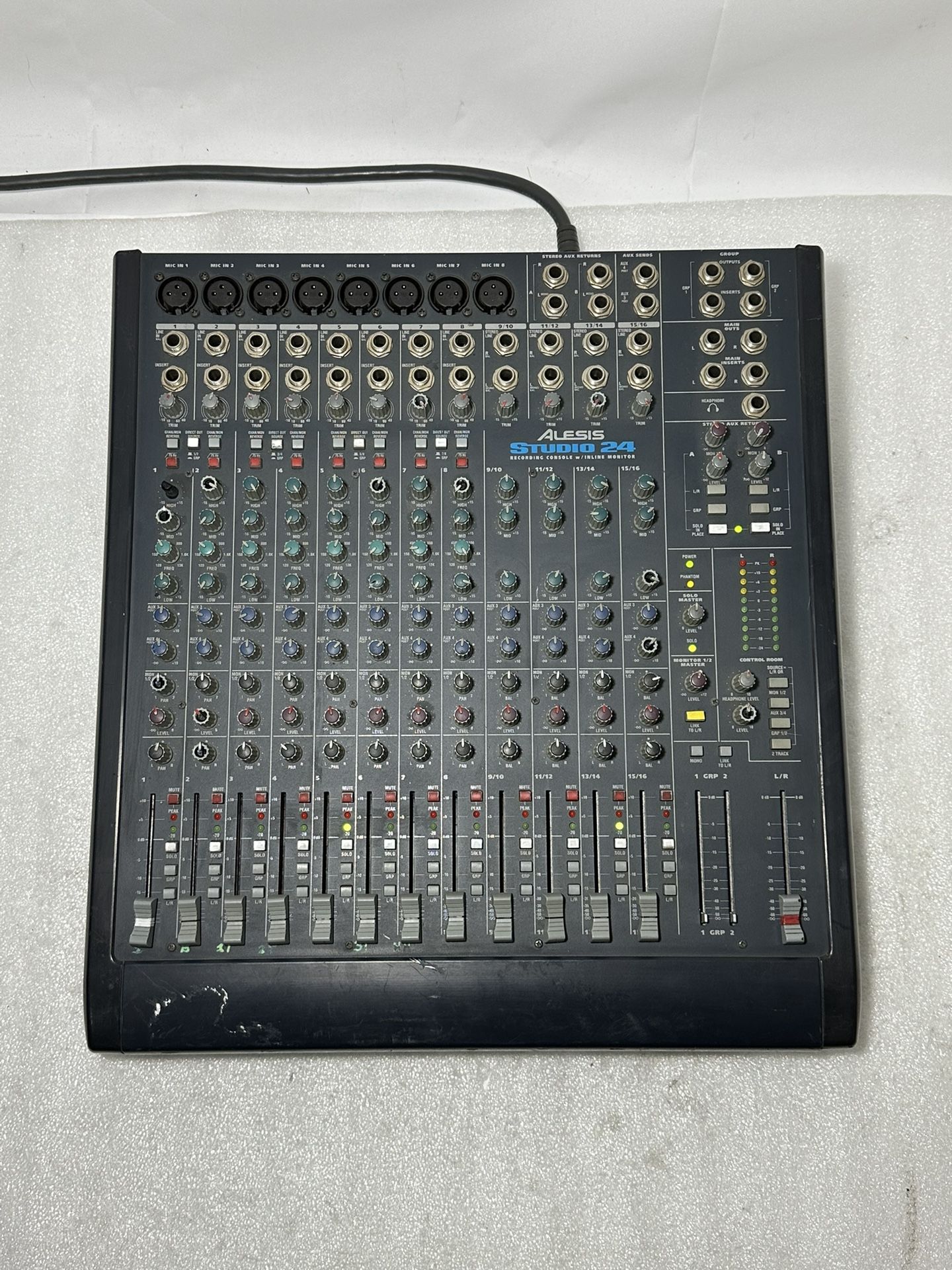 ALESIS STUDIO 24 ~ Recording Console with Inline Monitor ~ Tested & Working