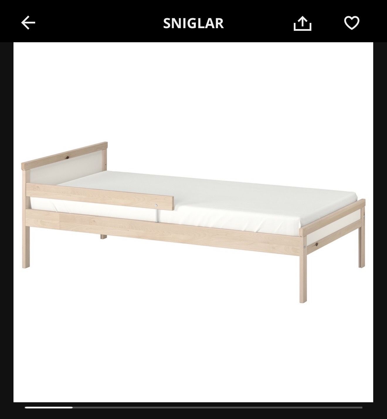 SNIGLAR IKEA Kids Bed