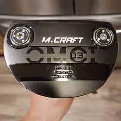 Golf Club Right-Handed 35 inch Mizuno M Craft Omoi type 3 Black Mallet Putter Head Cover & Weight Kit LIKE NEW