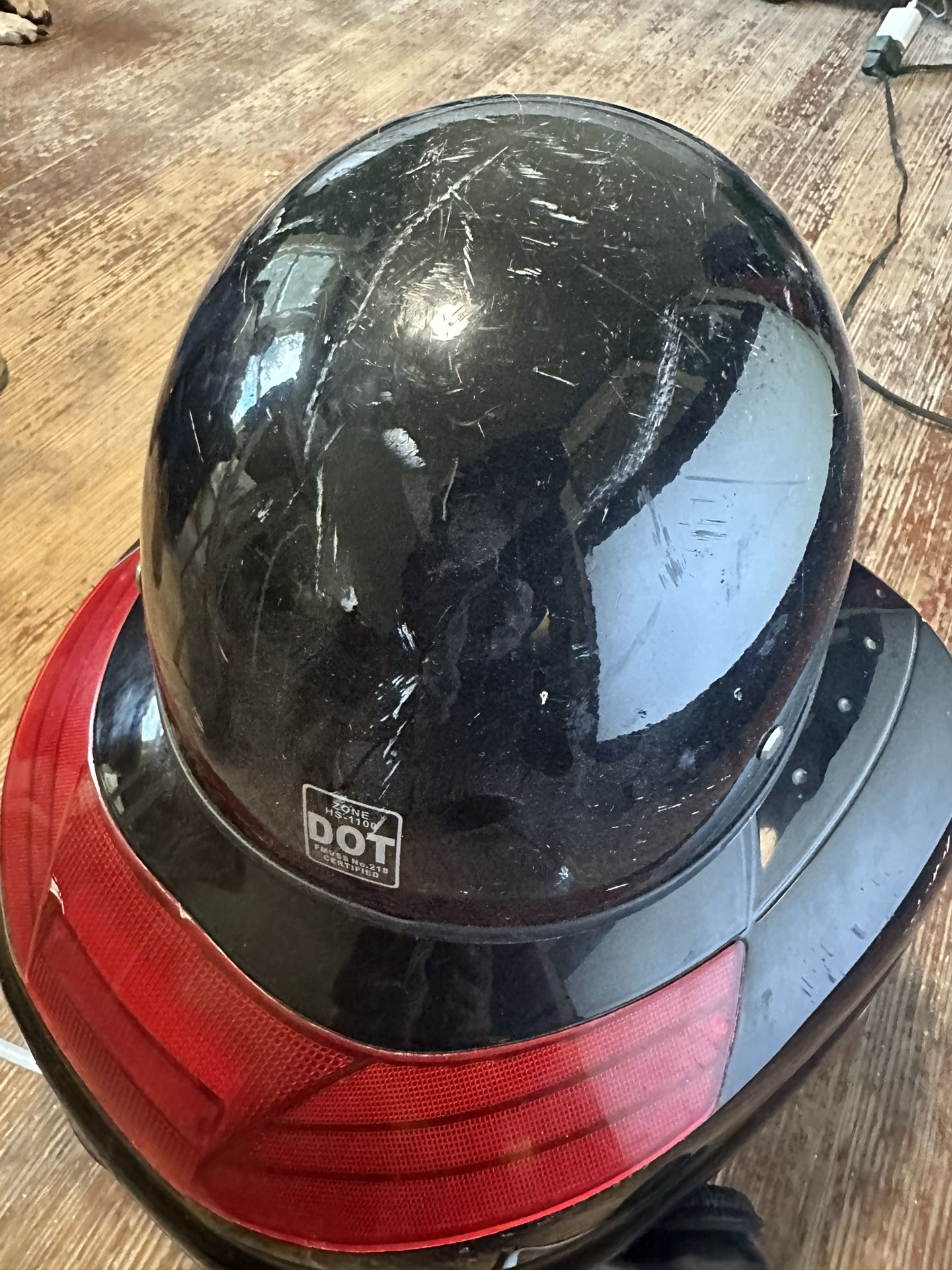 Motorcycle Helmet And Truck