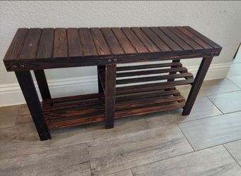 Wood shelf (33"L x11"Dx18"H)