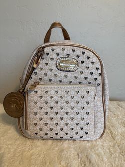 BEAUTIFUL FLORAL MINI BACKPACK WITH HEARTS