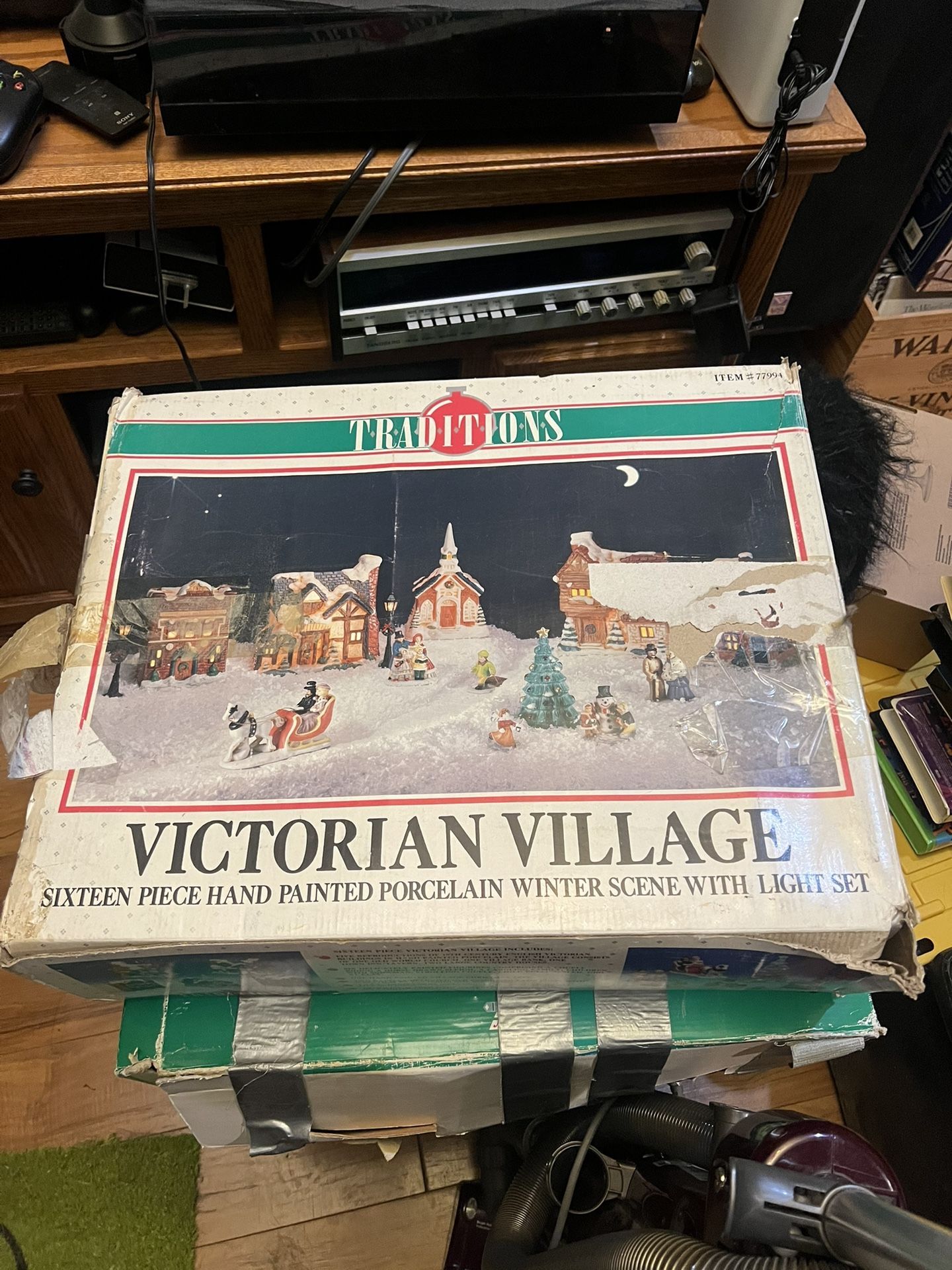 Vintage Christmas Village