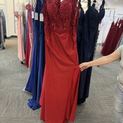 Red Prom Dress.