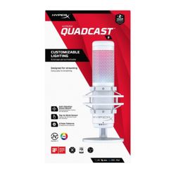 HyperX QuadCast S RGB USB Condenser Microphone PC/Mac/PS4/PS5-NEW