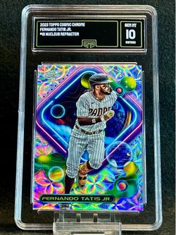 2023 Topps Cosmic Chrome 🪐 Fernando Tatis Jr 🪐 Nucleus Refractor GMA 10 💎 Mint - San Diego Padres