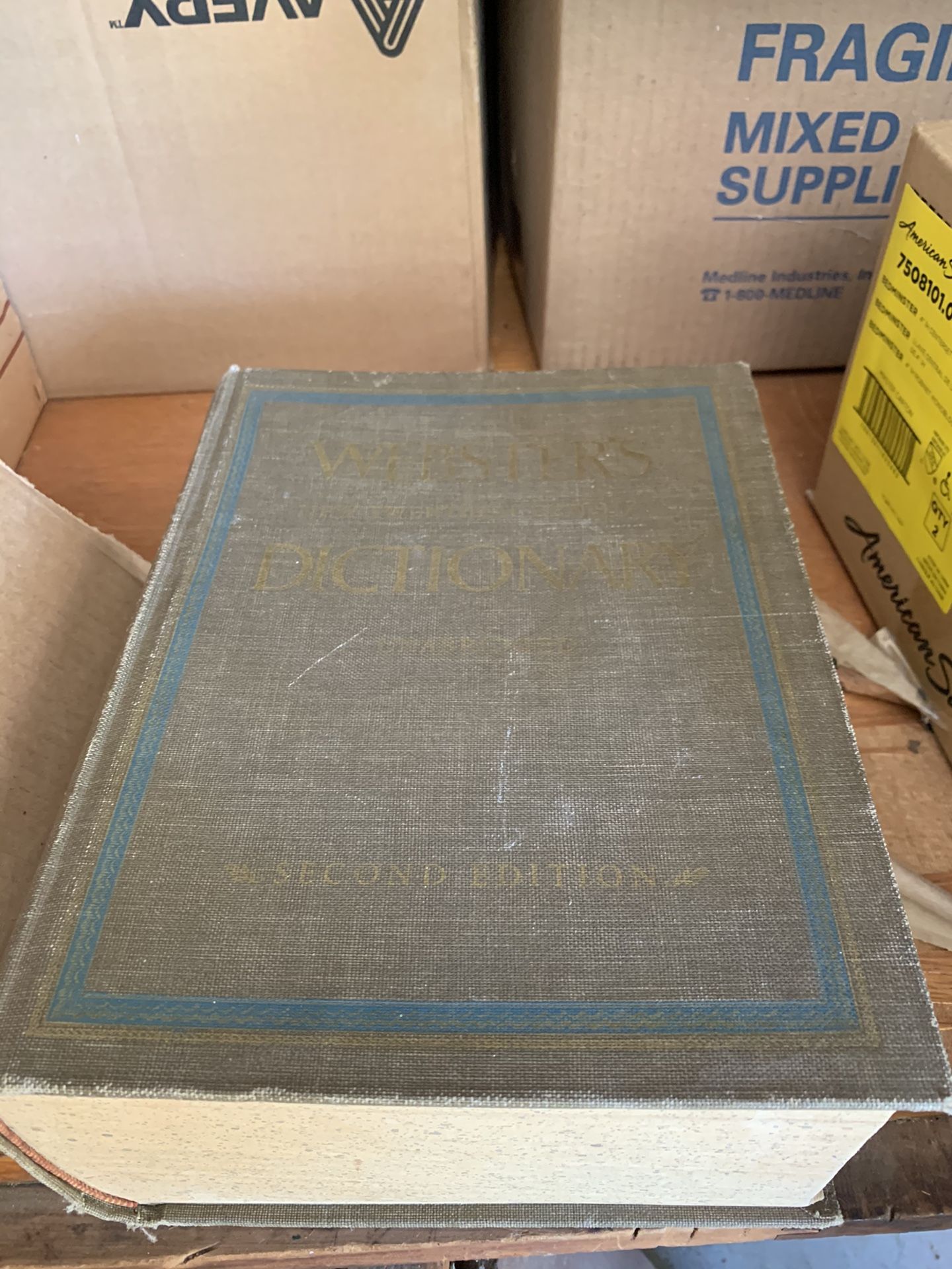 Webster dictionary second edition
