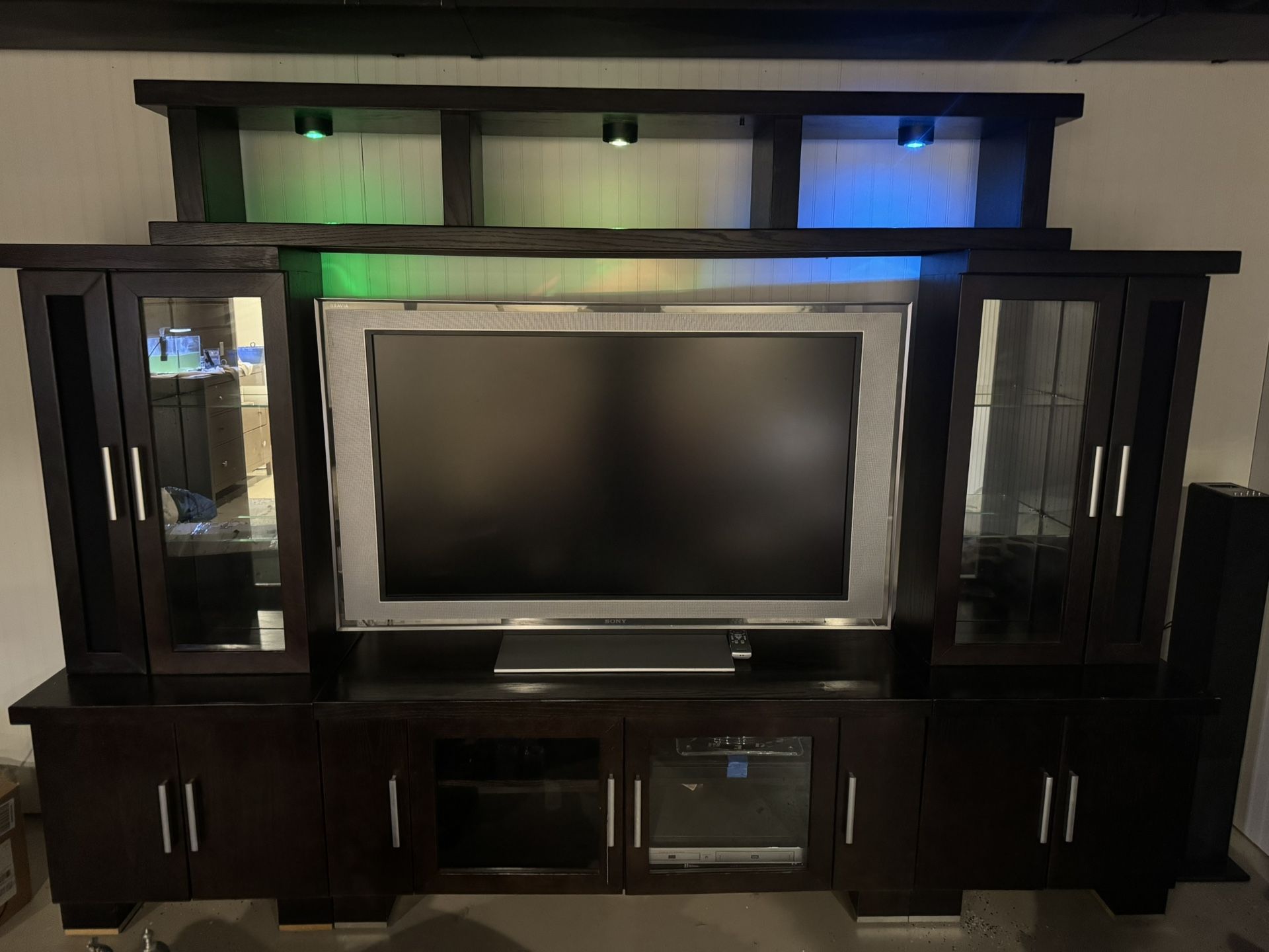 Entertainment Center With Sony Tv