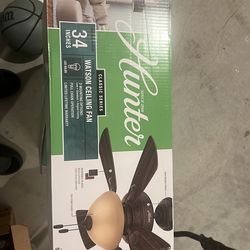 Hunter ceiling fan!