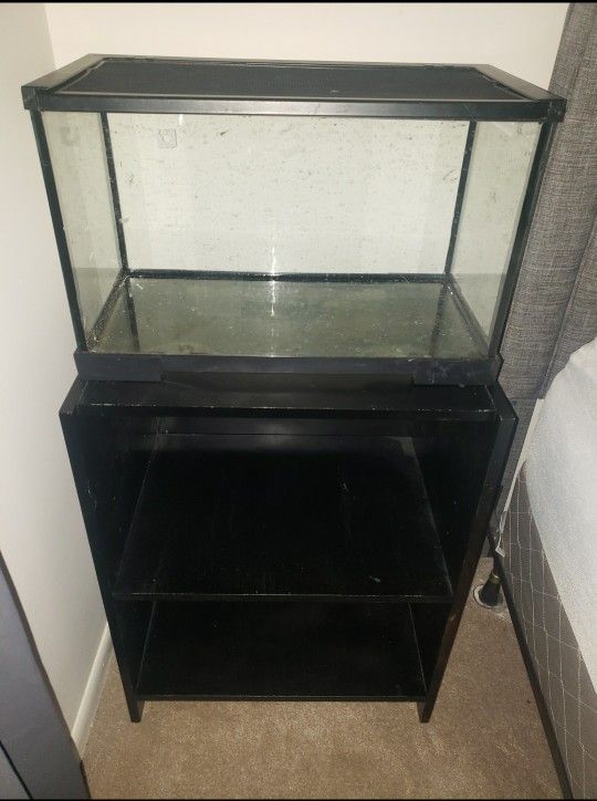 Night Stand End Side Table With 2 Shelves