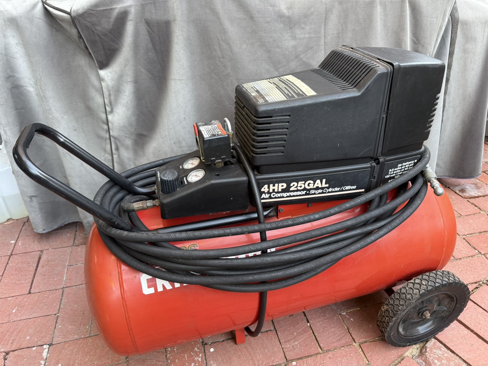 Craftsman 4 HP 25 Gallon Air Compressor