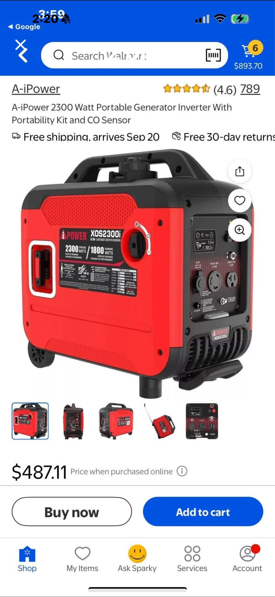 A-iPower A-iPower 2300 Watt 