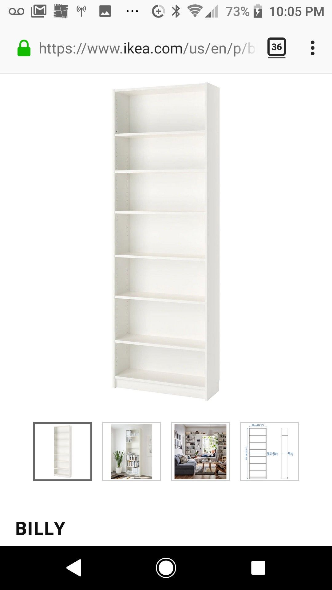 $30 - MOVING Sale. Ikea book case - white