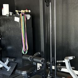 valor fitness lat pulldown and low row