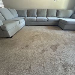 LIVING SPACES SOFA 3 PIECE SECTIONAL 