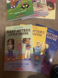 Number is one through six of the series babysitters club little sisters