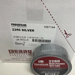 Nashua 2280 Duct Tape 2 in x 60 yd - Silver - 24 Pack